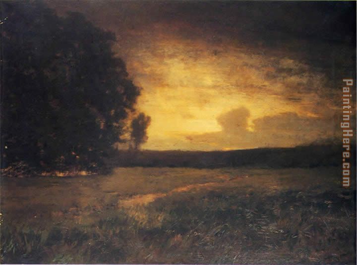 Alexander Helwig Wyant Sunset in the Marshes